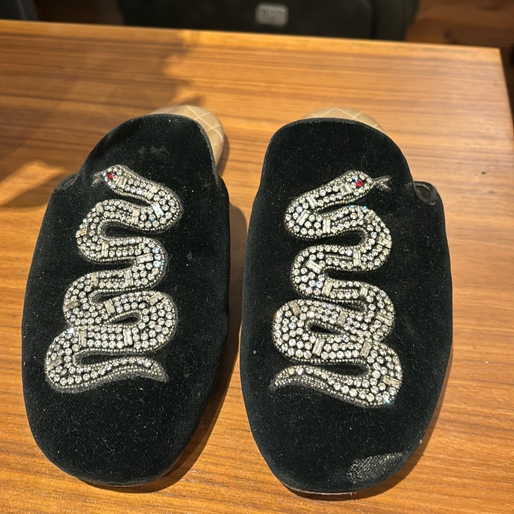 Gucci Silk Velour Slides